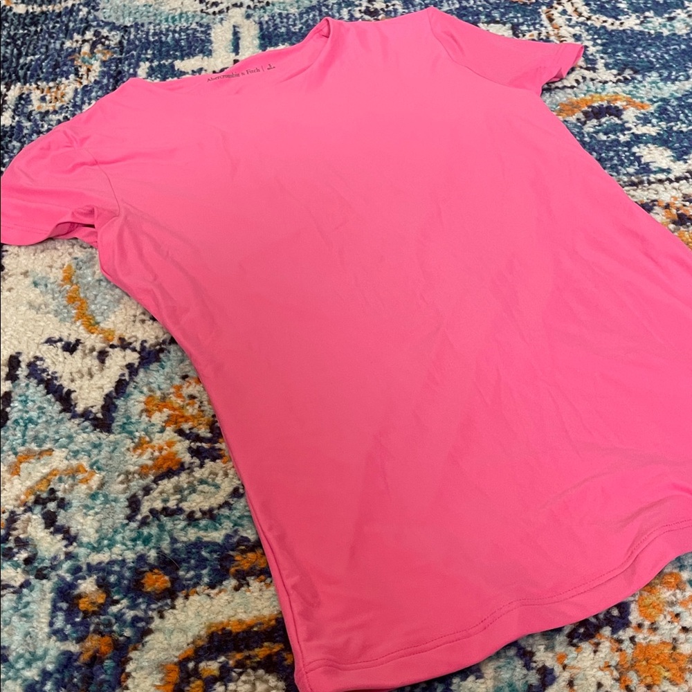 Pink Soft Matte Seamless Tuckable Baby Tee - Picture 3 of 3